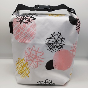 Uzsonnás táska - Rolltop lunch bag - zero waste, Táska & Tok, Uzsonna- & Ebéd tartó, Ebéd tasak, doboz, Varrás, MESKA