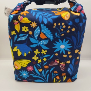 Uzsonnás táska - Rolltop lunch bag - zero waste, Táska & Tok, Uzsonna- & Ebéd tartó, Ebéd tasak, doboz, Varrás, MESKA