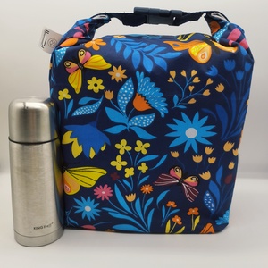 Uzsonnás táska - Rolltop lunch bag - zero waste - táska & tok - uzsonna- & ebéd tartó - ebéd tasak, doboz - Meska.hu