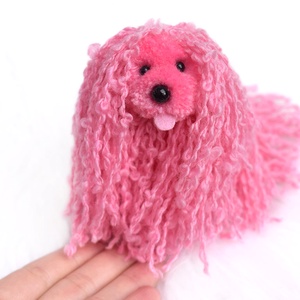 Pink puli - játék & sport - plüssállat & játékfigura - kutya - Meska.hu