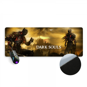 Dark Souls Gaming, gamer egérpad prémium, Művészet, Textilkép, Egyéb, Decoupage, transzfer és szalvétatechnika, MESKA