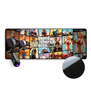 Grand theft auto V Gaming, gamer egérpad prémium, Művészet, Textilkép, Egyéb, Decoupage, transzfer és szalvétatechnika, MESKA