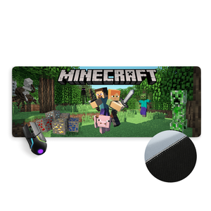 Minecraft, gamer egérpad prémium, Művészet, Textilkép, Egyéb, Decoupage, transzfer és szalvétatechnika, MESKA