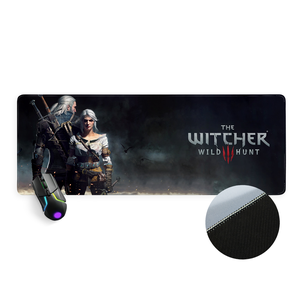 Witcher, gamer egérpad prémium, Művészet, Textilkép, Egyéb, Decoupage, transzfer és szalvétatechnika, MESKA