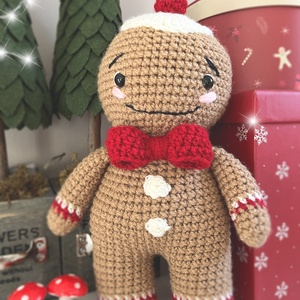 Mézi a huncut mézeskalács / horgolt - amigurumi - játék & sport - baba & babaház - baba - Meska.hu