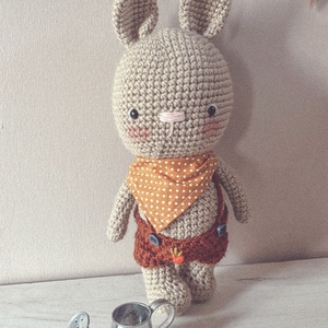 Pocak a kiskertész  / horgolt nyuszi - amigurumi - játék & sport - plüssállat & játékfigura - nyuszi - Meska.hu