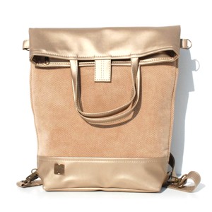 SuziartBag Beige szövetes 2in1 hátizsák, Táska & Tok, Kézitáska & válltáska, Válltáska, , MESKA