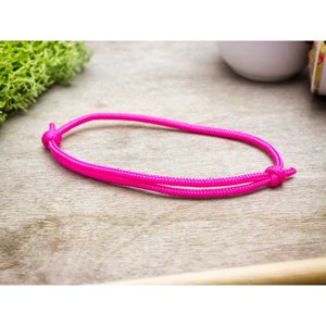 Fiatalság pink paracord karkötő, Ékszer, Karkötő, Fonott karkötő, , MESKA