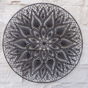 Horgolt mandala (60 cm), Otthon & Életmód, Dekoráció, Spiritualitás, Mandala, Horgolás, MESKA