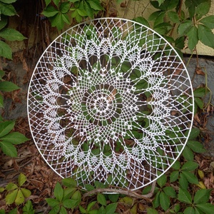 Horgolt mandala (60 cm) - Meska.hu