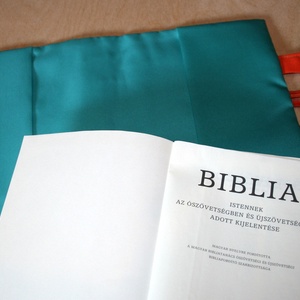 Biblia borító füllel  - otthon & életmód - papír írószer - könyv- és füzetborító - Meska.hu