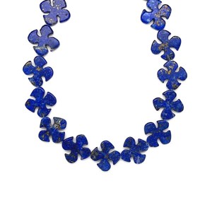 Lapis lazuli virág 14mm, Kellékek & szerszámok, Ásvány alapanyag, Ásványfüzér, , MESKA