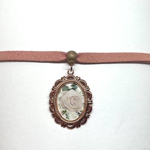 Rose Gold Dream - Choker nyaklánc - ékszer - nyaklánc - cameo nyaklánc - Meska.hu