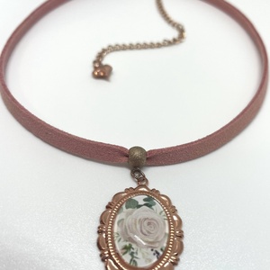 Rose Gold Dream - Choker nyaklánc - ékszer - nyaklánc - cameo nyaklánc - Meska.hu