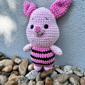 32 cm-es amigurumi horgolt Malacka, Játék & Sport, Plüssállat & Játékfigura, Malac, Horgolás, MESKA