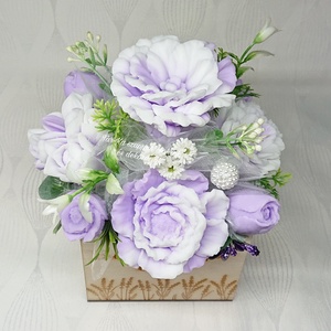 Boldog születésnapot kívánok! szappanvirág csokor - otthon & lakás - dekoráció - virágdísz és tartó - csokor & virágdísz - Meska.hu