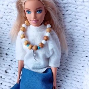 Barbie tollas nyaklánca, Ékszer, Karkötő, Gyöngyös karkötő, Ékszerkészítés, MESKA