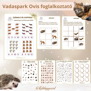 Foglalkoztató ovisoknak Vadaspark Erdei állatok  Bingo, Sudoku, számok, abc, Játék & Sport, Készségfejlesztő és Logikai játék, Memória játékok, Papírművészet, Mindenmás, MESKA