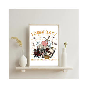 Romantasy print könyvmolyoknak - művészet - grafika & illusztráció - egyéb rajzok - Meska.hu