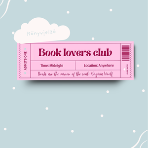 Book lovers club könyvjelző könyvmolyoknak - Meska.hu