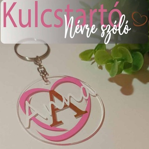 Névre szóló kulcstartó, Táska & Tok, Kulcstartó & Táskadísz, Kulcstartó, Fotó, grafika, rajz, illusztráció, MESKA