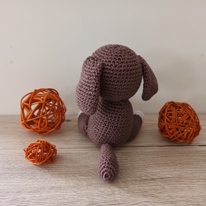 Amigurumi kutya Blöki - játék & sport - plüssállat & játékfigura - kutya - Meska.hu