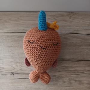 Amigurumi Narvál Nóri - játék & sport - plüssállat & játékfigura - más figura - Meska.hu