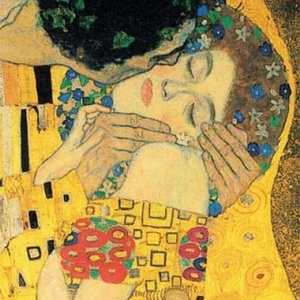 Klimt - A csók - otthon & életmód - dekoráció - kép & falikép - üvegkép - Meska.hu