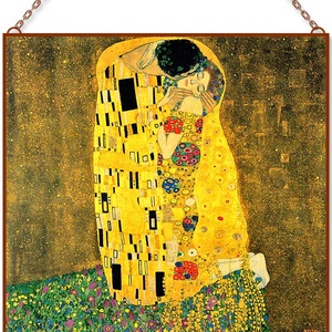 Klimt - A csók, Otthon & Életmód, Dekoráció, Kép & Falikép, Üvegkép, Üvegművészet, MESKA