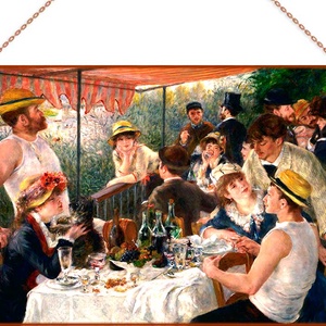 Renoir-Ball at the moulin (üvegkép), Otthon & Lakás, Dekoráció, Kép & Falikép, Üvegkép, Üvegművészet, MESKA