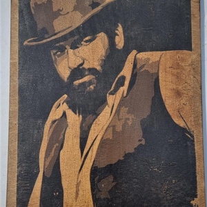 Bud Spencer fakép, Otthon & Életmód, Dekoráció, Dísztárgy, Decoupage, transzfer és szalvétatechnika, MESKA