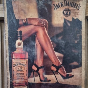 Jack Daniels fakép, Otthon & Életmód, Dekoráció, Dísztárgy, Decoupage, transzfer és szalvétatechnika, MESKA