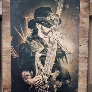 Lemmy fakép, Otthon & Életmód, Dekoráció, Dísztárgy, Decoupage, transzfer és szalvétatechnika, MESKA