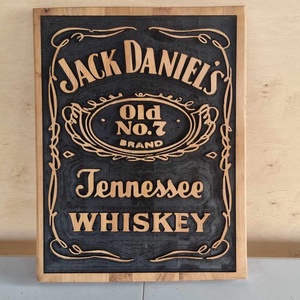 Jack Daniels falideko 50x70 cm, Otthon & Életmód, Bútor, Asztal, Famegmunkálás, MESKA