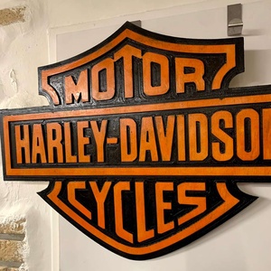 Harley Davidson CNC mart fatábla - otthon & életmód - dekoráció - dísztárgy - Meska.hu