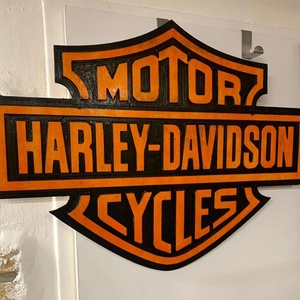 Harley Davidson CNC mart fatábla, Otthon & Életmód, Dekoráció, Dísztárgy, Famegmunkálás, MESKA