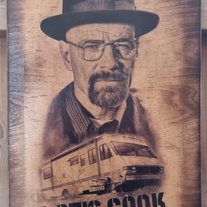 Breaking Bad fakép, Otthon & Életmód, Dekoráció, Dísztárgy, Decoupage, transzfer és szalvétatechnika, MESKA