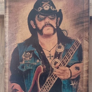 Lemmy fakép, Otthon & Életmód, Dekoráció, Dísztárgy, Decoupage, transzfer és szalvétatechnika, MESKA