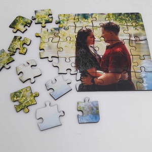 Fényképes fa puzzle, gravírozott fa dobozban akár Valentin napra is - játék & sport - puzzle - forma puzzle - Meska.hu