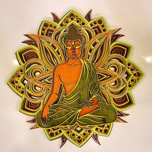 Buddha mandala, Otthon & Életmód, Dekoráció, Spiritualitás, Mandala, Famegmunkálás, Festészet, MESKA