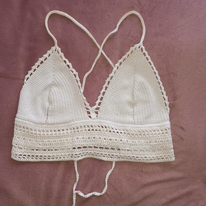 horgolt bralette, Ruha & Divat, Női ruha, Póló, felső, Horgolás, MESKA