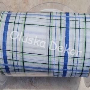 Textil szalag, kockás, 3 színben  10cm széles, Kellékek & szerszámok, Dekorációs kellékek, Egyéb kellékek, Mindenmás, Virágkötés, MESKA