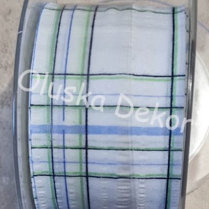 PCS-3519. Textil szalag, kockás, 5cm, Kellékek & szerszámok, Dekorációs kellékek, Egyéb kellékek, Mindenmás, Virágkötés, MESKA