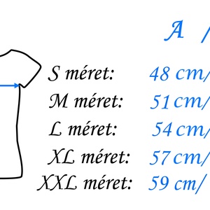 Bő Szabású Kalocsai póló- Fekete - ruha & divat - női ruha - póló, felső - Meska.hu