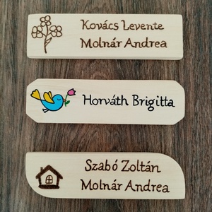 Névtábla postaládára , bejárati ajtóra - névtábla - otthon & életmód - ház & kert - névtábla - Meska.hu