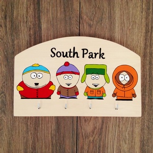 South Park fali kulcstartó, fali kulcsakasztó, kulcstartó, Otthon & Életmód, Dekoráció, Fali és függő dekoráció, Fali kulcstartó, Festészet, Festett tárgyak, MESKA