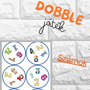 Dobble 4. - számok, Művészet, Grafika & Illusztráció, Digitális, , MESKA