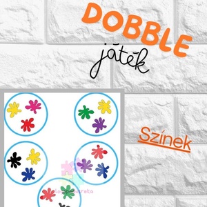 Dobble 5. - színek - Meska.hu