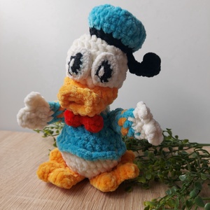 Horgolt plüss Donald Kacsa - Mese Figura- Amigurumi, Játék & Sport, Plüssállat & Játékfigura, Más figura, Horgolás, Varrás, MESKA