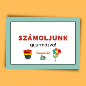 Számoljunk gyurmázva! (nyomtatható) óvodásoknak, kisiskolásoknak - játék & sport - készségfejlesztő és logikai játék - oktató játékok - Meska.hu